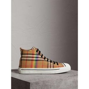Limited Edition Vintage Rainbow Check High-Top Sneaker